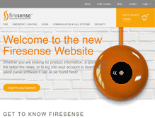 Tablet Screenshot of firesense.co.uk