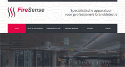Desktop Screenshot of firesense.nl