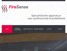 Tablet Screenshot of firesense.nl